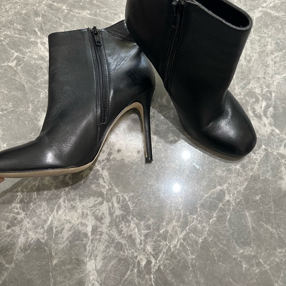 Ava & Aiden Black Chic Water Resistant Ankle Stiletto Boots SZ 7.5 - Picture 5 of 6